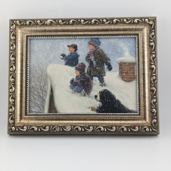 Bundle of 2 12'' X 10'' vintage winter themed print of Robert Duncan from 1996 - Picture 5 of 8